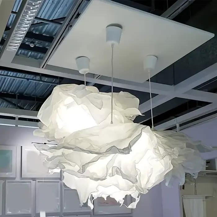Abat-jour en papier nuage