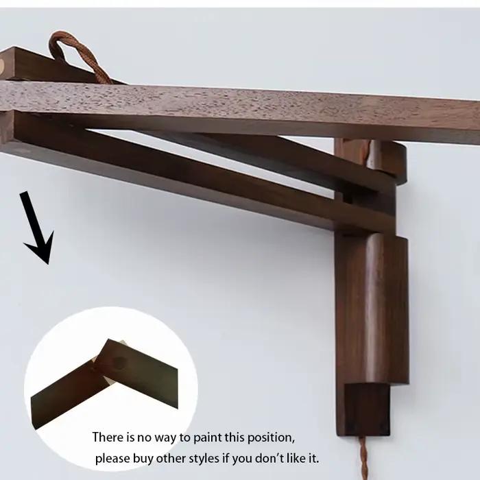 Applique japonaise en bois massif