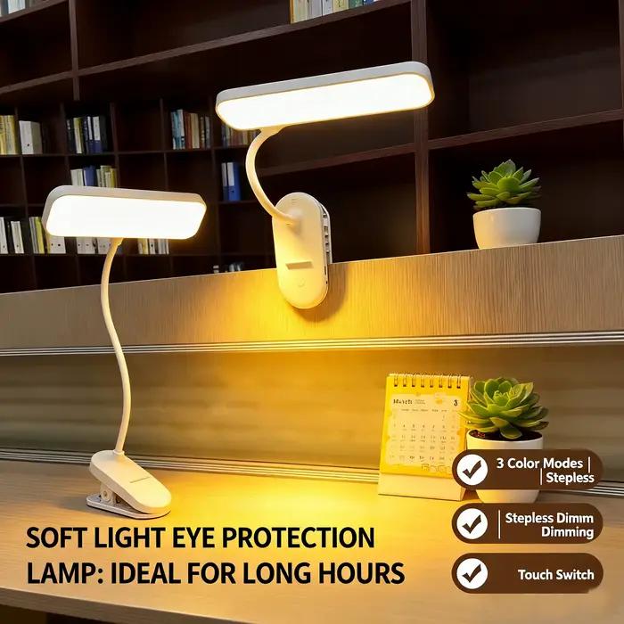Lampe de bureau à clipser LED