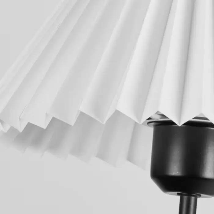 Lampe murale en tissu style crème français