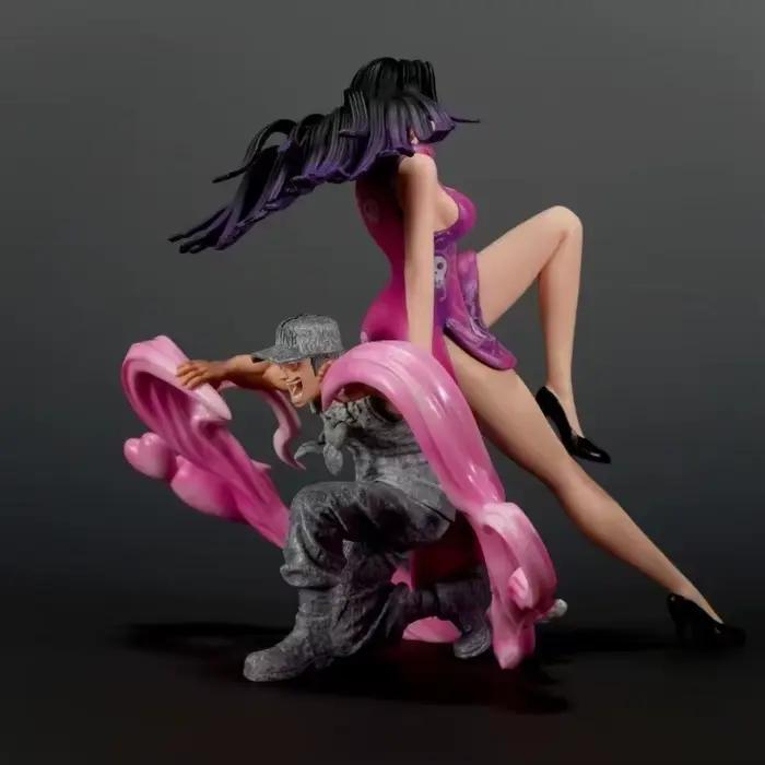 Figurine One Piece Anime Boa Hancock, figurines d'action 20 cm/7,87 pouces, statue en PVC Hancock, ornement de collection, modèle de jouets pour cadeaux