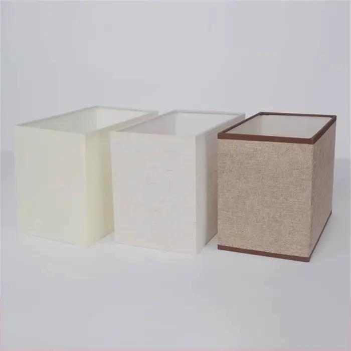 Abat-jour rectangulaire en tissu E27