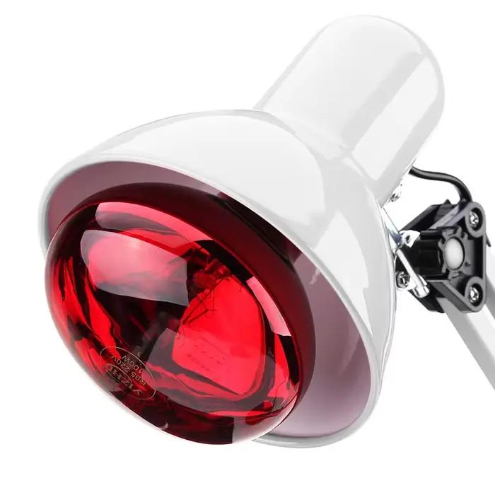 Lumière de physiothérapie à chauffage infrarouge 110-240V 150W pour les rhumatismes soins de santé soulagement de la douleur lampe de physiothérapie à chaleur infrarouge