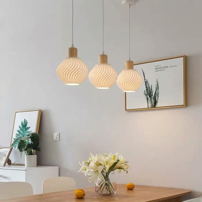 Lampe suspendue en bambou luminaire en rotin pour salon restaurant et autres espaces intérieurs élégants et sophistiqués