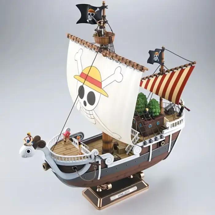 Bandai Original une pièce Going Merry bricolage 28CM à collectionner assemblage Anime Figuras cadeaux d'anniversaire figurines d'action jouets