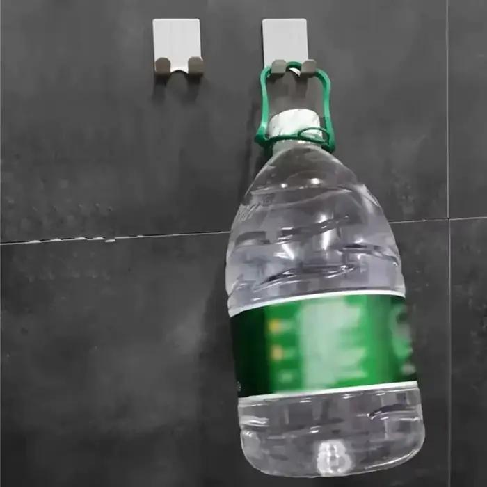 2 pièces porte-rasoir 304 en acier inoxydable hommes rasage rasoir support étagère rasage rasoir support de rangement salle de bain crochet organisateur