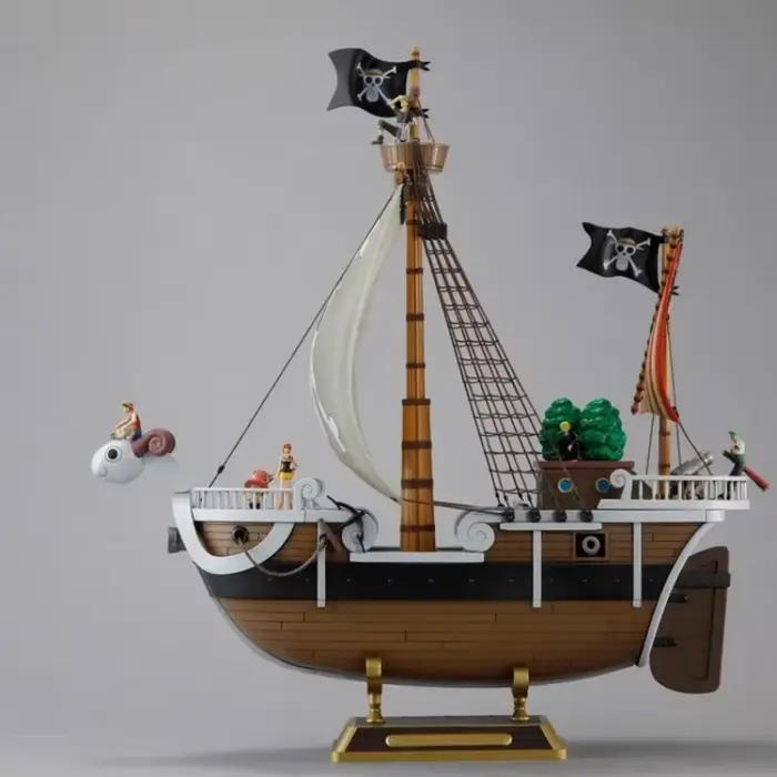 Bandai Original une pièce Going Merry bricolage 28CM à collectionner assemblage Anime Figuras cadeaux d'anniversaire figurines d'action jouets