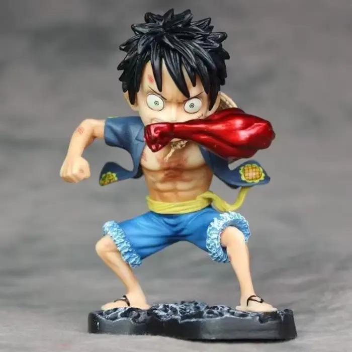 Figurine One Piece Luffy, jouets de personnage de la série de films d'animation, décorations familiales, cadeaux de collection, figurines manga anime