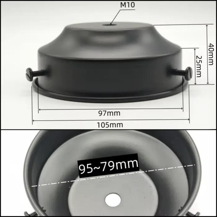 Lampe de table chromée