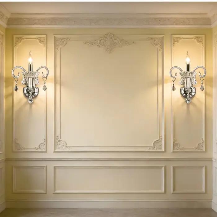 Applique Murale de Luxe en Clip de Style Européen