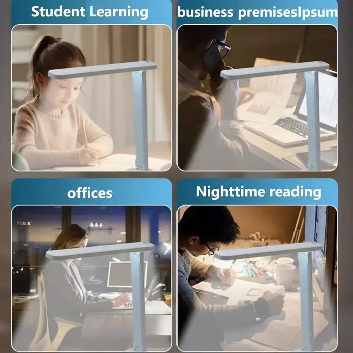 Lampe de bureau pliable pour protection des yeux
