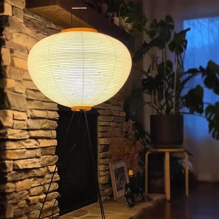 Lampadaire en papier japonais simplifié Xuan