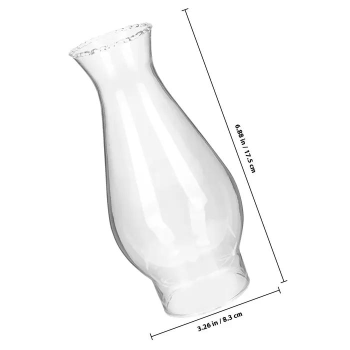 Couvercle de lampe à huile en verre de Style rétro exquis