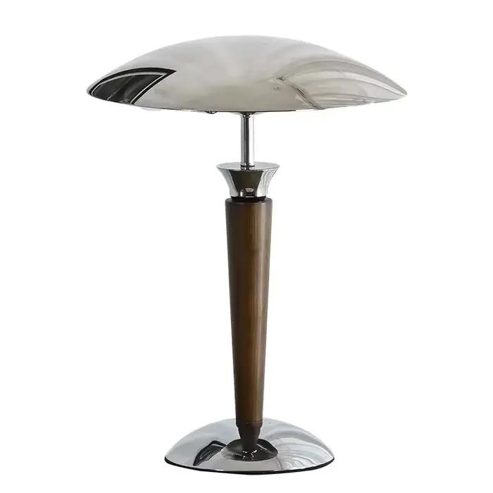 Lampe de bureau Vintage industrielle en bois