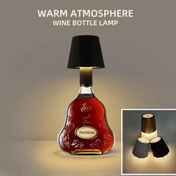 Lampe de table LED en forme de bouteille