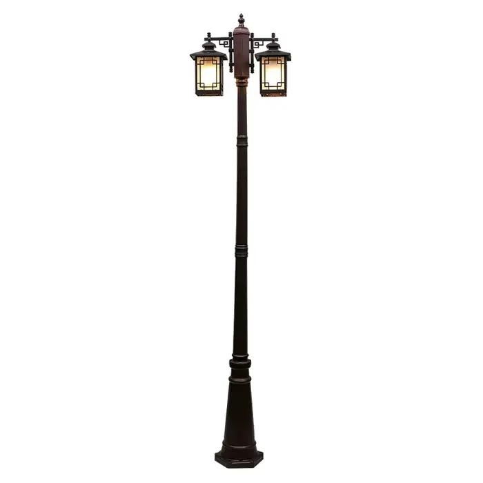 Lampe de jardin extérieure, parc communautaire, paysage, projet de rue, éclairage, lampadaire ≈230CM