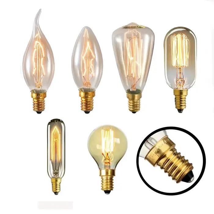 E14 Edison ampoule Lampada rétro