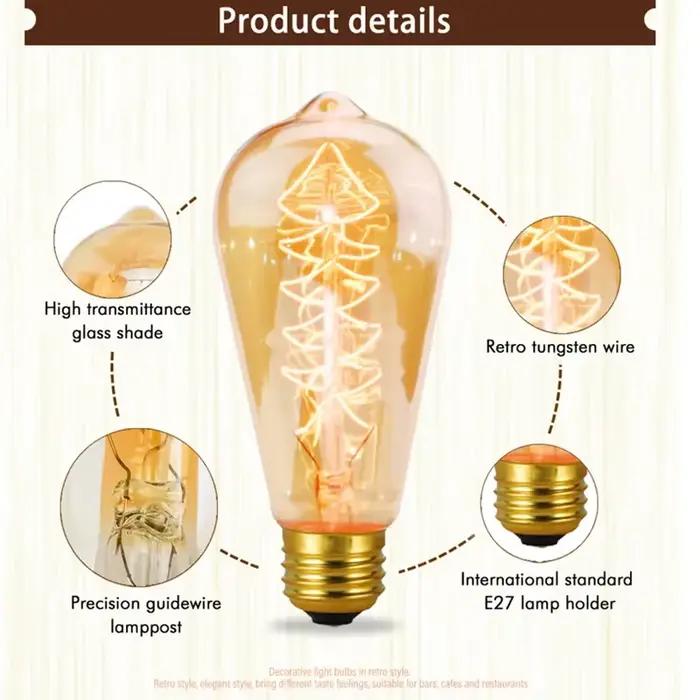 Ampoule rétro Edison, Vintage