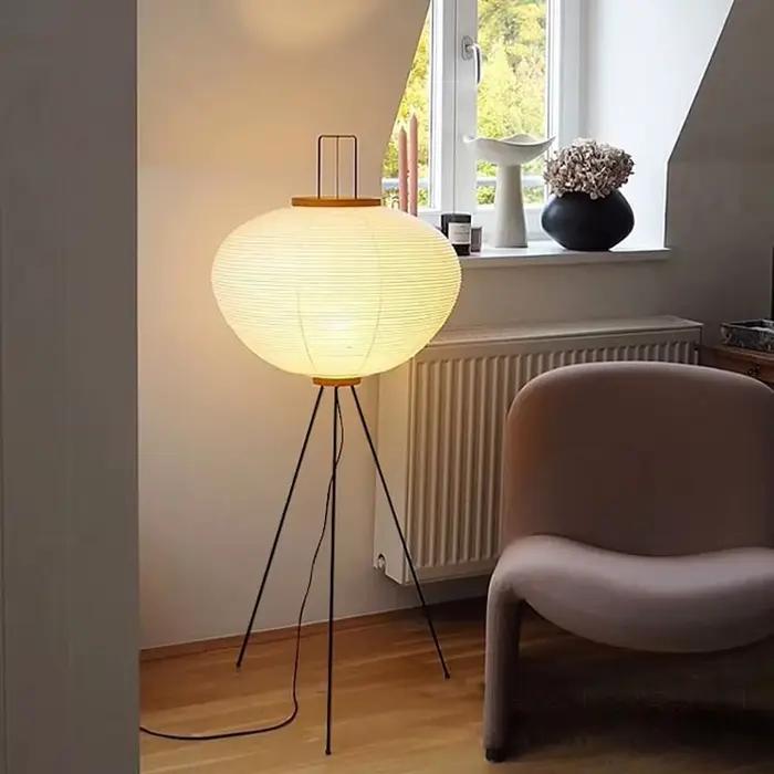 Lampadaire en papier japonais simplifié Xuan