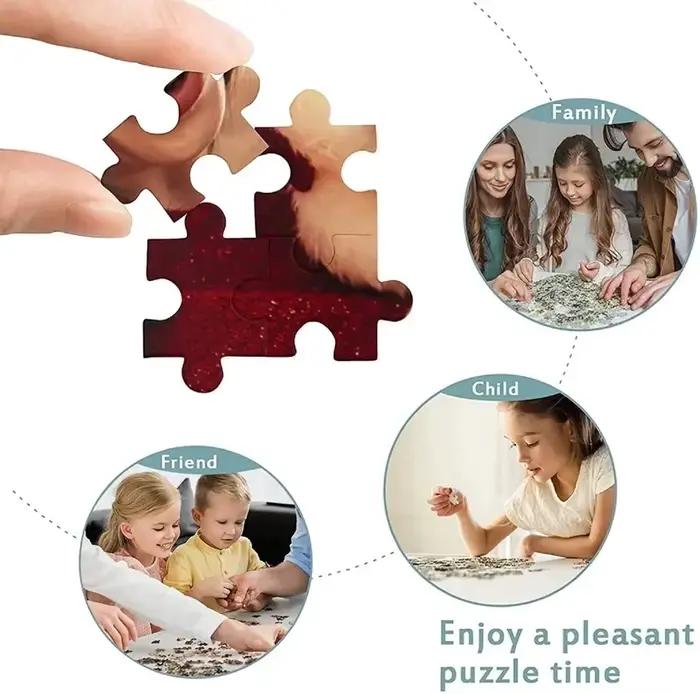 Puzzle pour adultes 500/1000/1200/2000 pièces, paysage arboré fantastique, jouet de relaxation, cadeau de vacances, parfait pour le divertissement créatif DIY