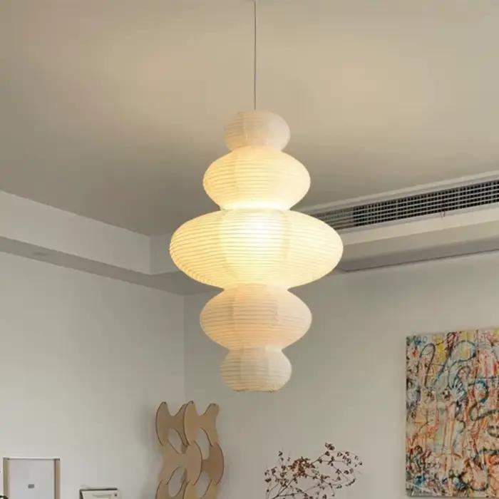 Lampe suspendue en papier de riz Akari