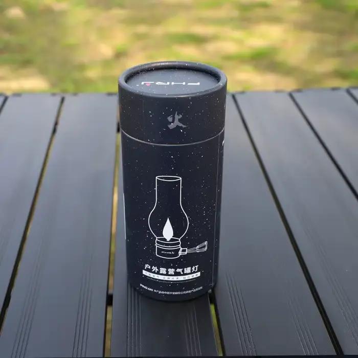 Lampe à gaz butane portable pour le camping, la pêche et le pique-nique, bougie extérieure compacte avec éclairage nocturne ​