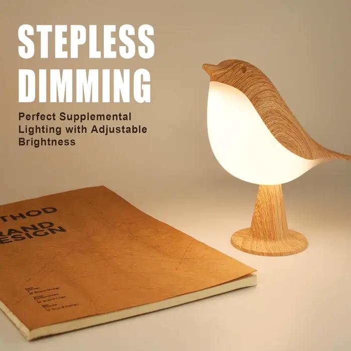 Lampe LED pour oiseaux à commande tactile
