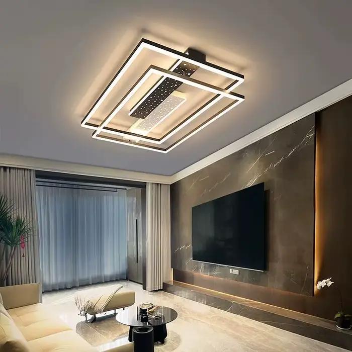 Plafonnier LED Luxueux au Design Moderne