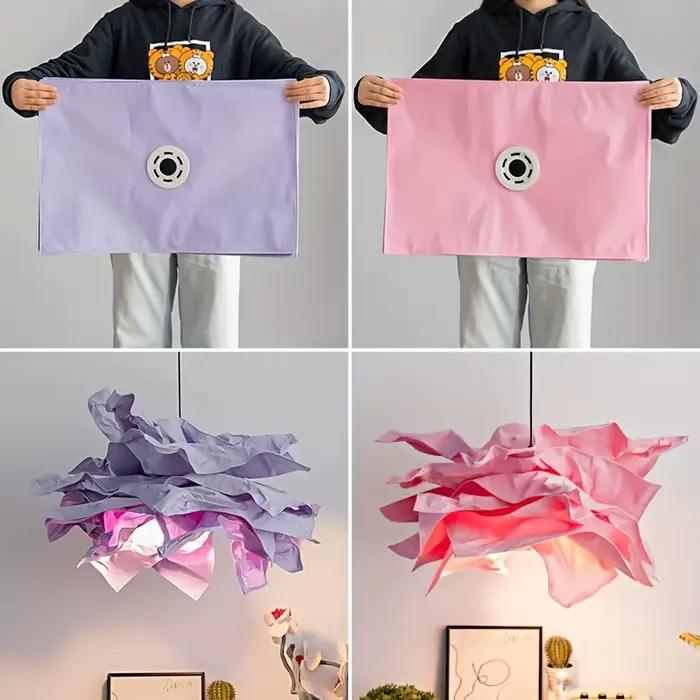 Abat-jour en papier nuage