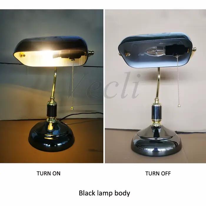 Lampe de Table de banque européenne rétro créative