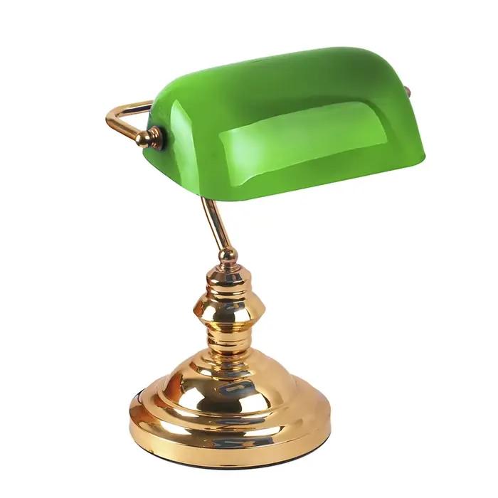 Couvercle de lampe bankers en verre