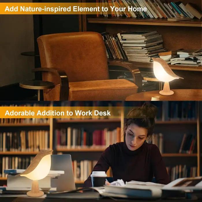 Lampe LED pour oiseaux à commande tactile
