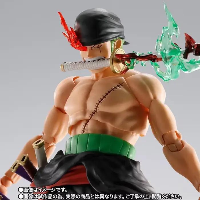 BANDAI SHF RORONOA ZORO -THE KING OF HELL- ONE PIECE Figurines d'action Premium Bandai Exclusive Collectible Model Toys Précommande