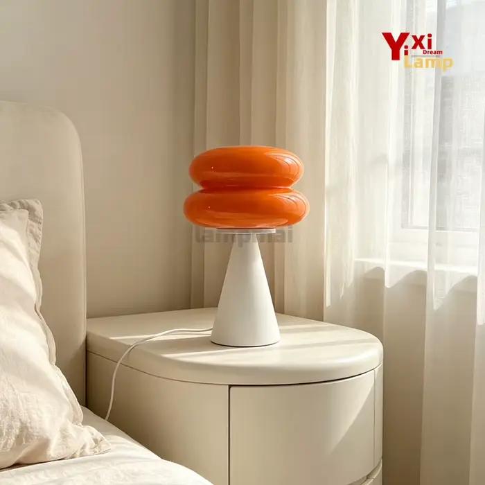 Lampe de table en verre de Murano empilable