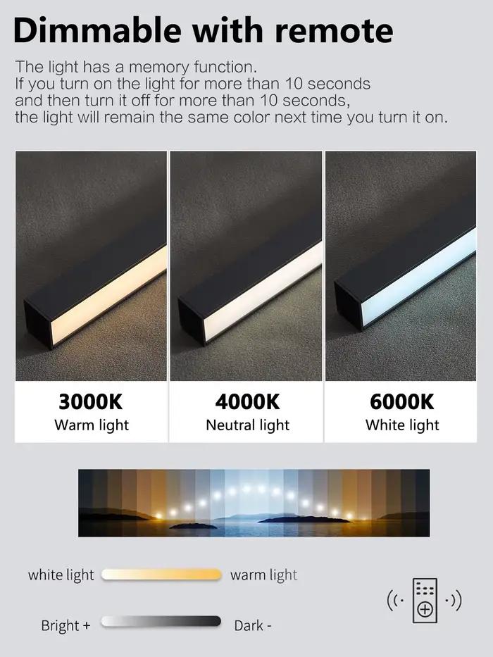 Moderne LED ligne plafonnier