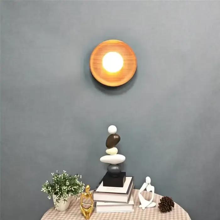Applique Murale LED en Bois Naturel