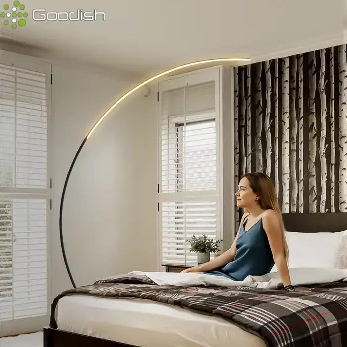 Lampes sur pied LED modernes et minimalistes pour salon