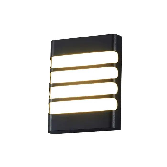 Applique murale LED moderne pour extérieur, étanche, pour porche, jardin, éclairage puissant pour cour et rue, en aluminium
