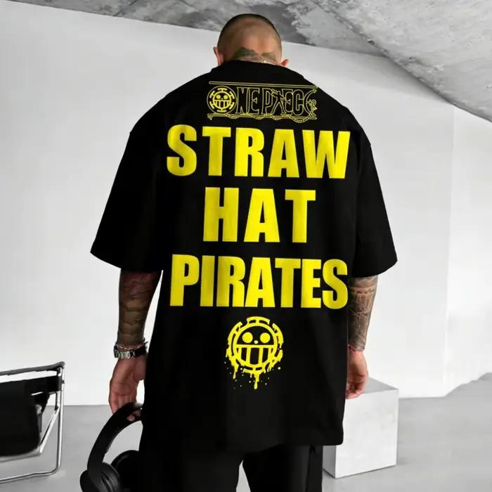 T-shirt tendance pour homme, imprimé anime, 100% coton, décontracté, de haute qualité, manches courtes