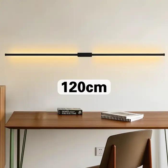 Applique murale LED longue d'intérieur style nordique contemporain pour décoration de maison chambre à coucher salon entrée étude chambre de bébé chambre de maître occasions spéciales