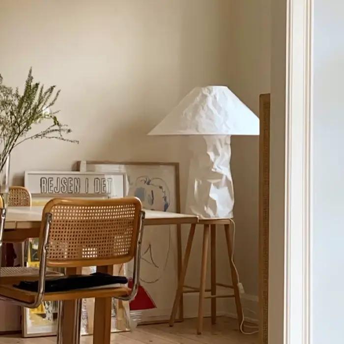 Lampe de table en papier Lampampe Wabi Sabi