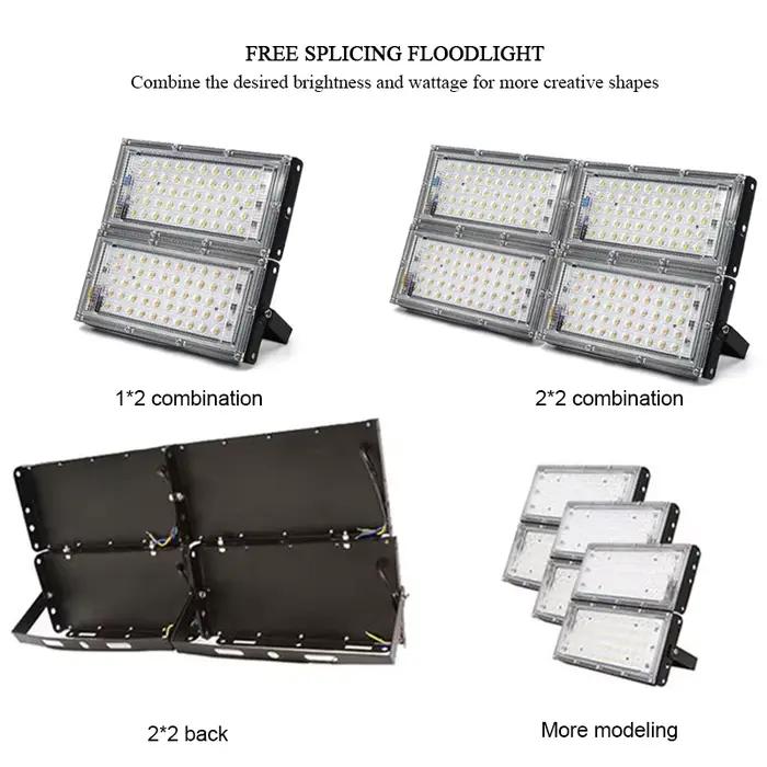Lampe Horticole de Croissance IP65, 50W, AC 220V, pour Plantes, Tente, Fleurs, Semis, Éclairage d'Niket d'Extérieur