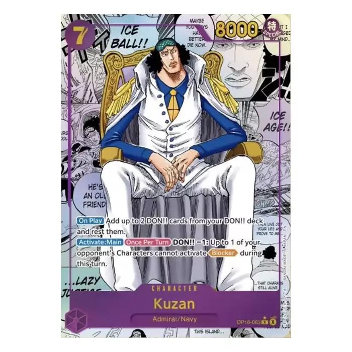 Cartes One Piece DIY en anglais Op-16 : The Time of Battle (Thème Guerre Paramount) Manga Borsalino Kuzan Sakasuki Luffy Marshall Teach