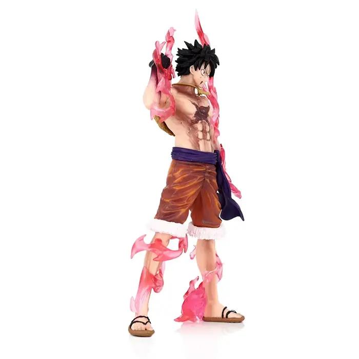 Une pièce Luffy Anime Figure jouets singe D Luffy cerise fluide PVC Action Figurine Collection modèle poupées cadeaux d'anniversaire enfants