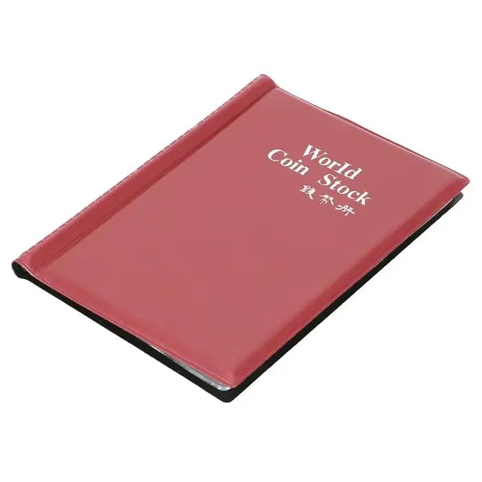 Pour collectionneur porte-monnaie Albums Mini Penny sac de rangement de pièces de monnaie collecte d'argent organisateur 120 poches pièces de Collection Album livre