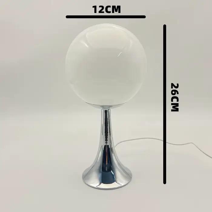 Lampe de bureau en verre