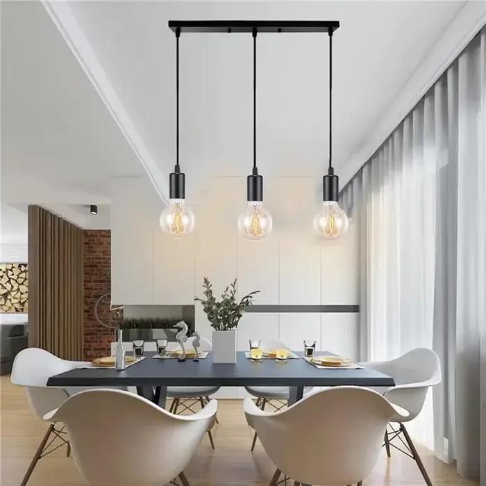 E27 Loft Edison lampes suspendues pour salon Bar lumières nordique 3 têtes