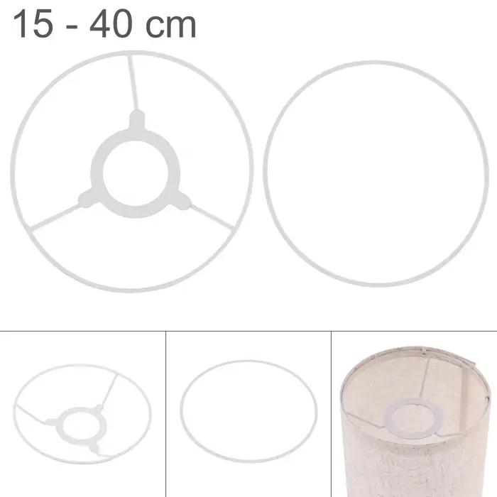 Abat-jour cylindrique Standard E27 15 - 40cm
