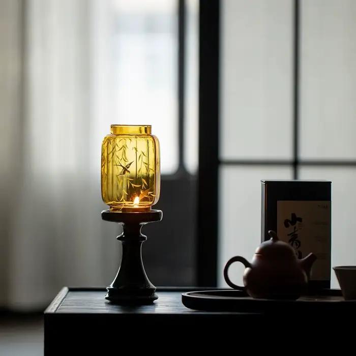 Bougeoir lampe Zen salon de thé atmosphère