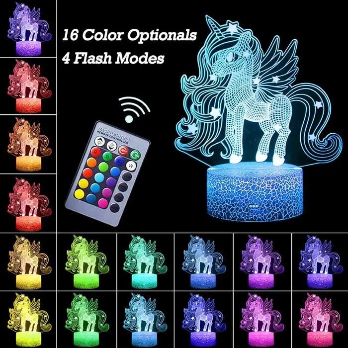 Veilleuse licorne pour enfants